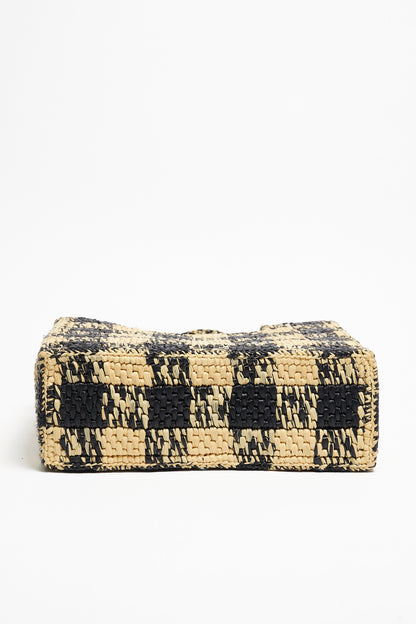 LOEWE 草編籃子 迷你托特包（附背帶）