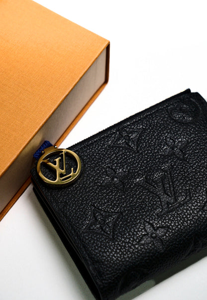 LOUIS VUITTON 經典壓花短夾 二手