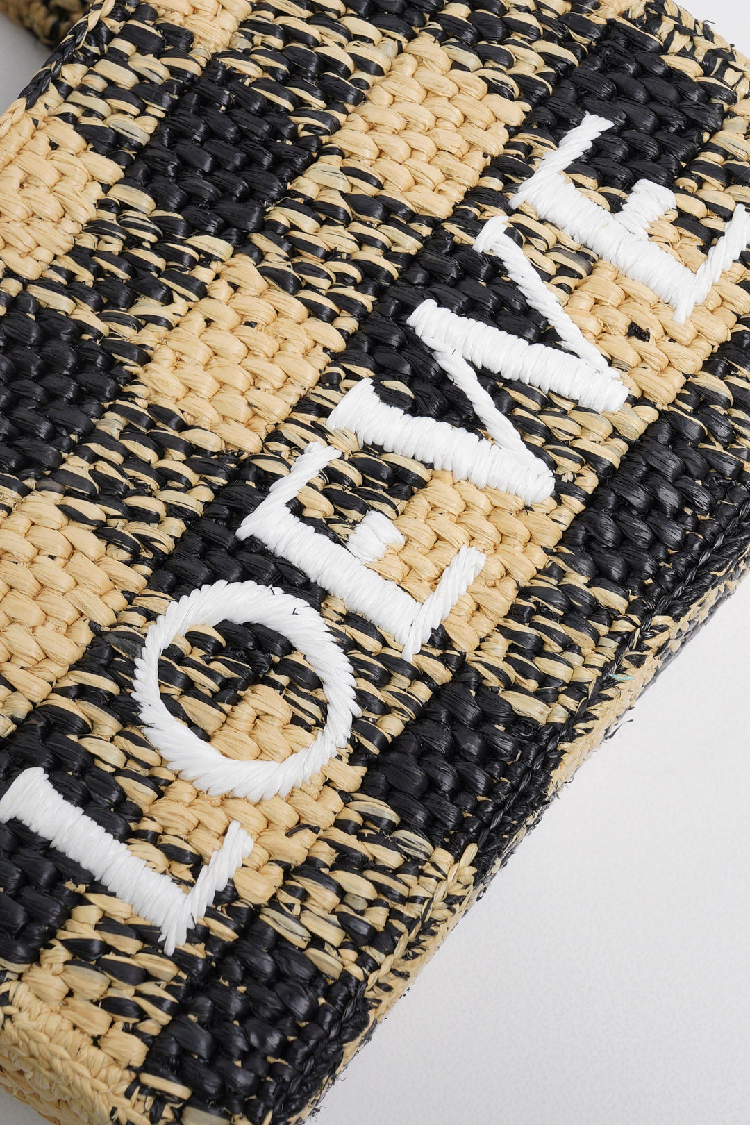 LOEWE 草編籃子 迷你托特包（附背帶）