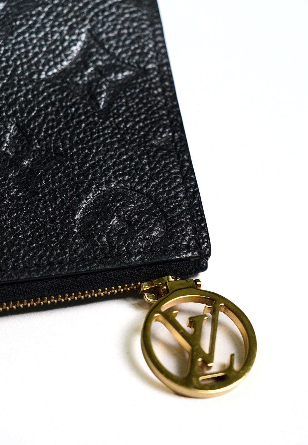 LOUIS VUITTON 經典壓花短夾 二手