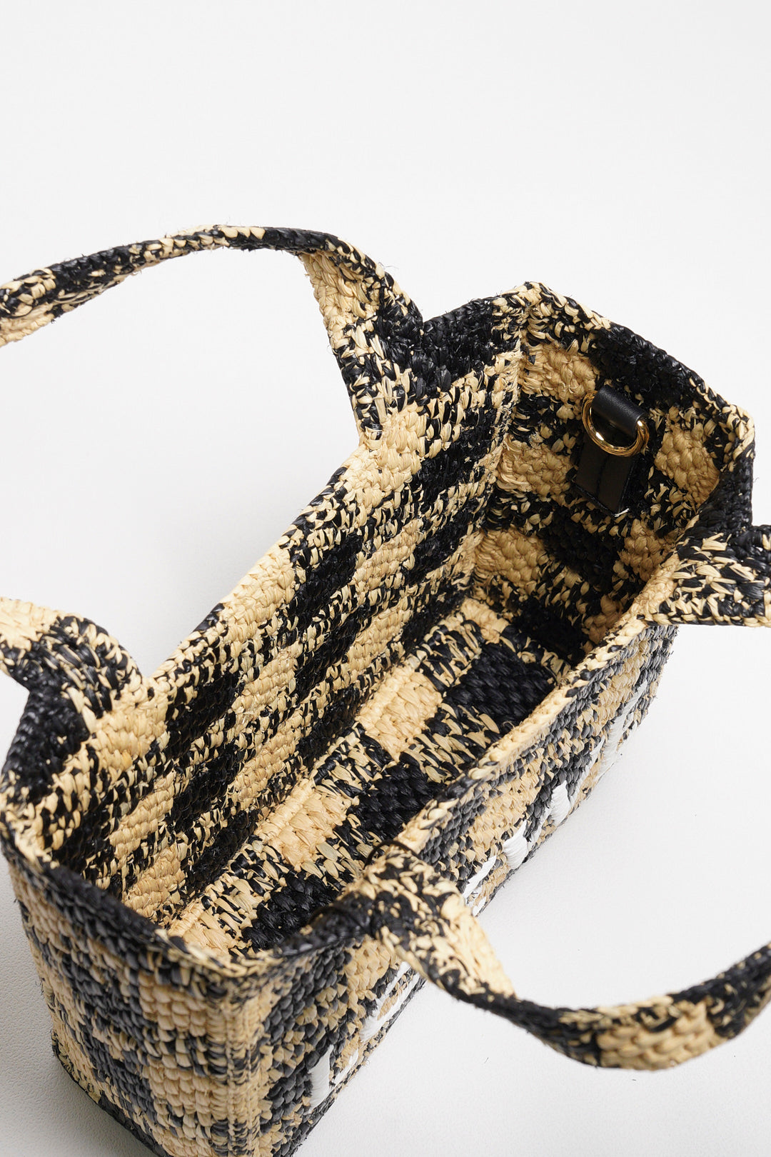 LOEWE 草編籃子 迷你托特包（附背帶）