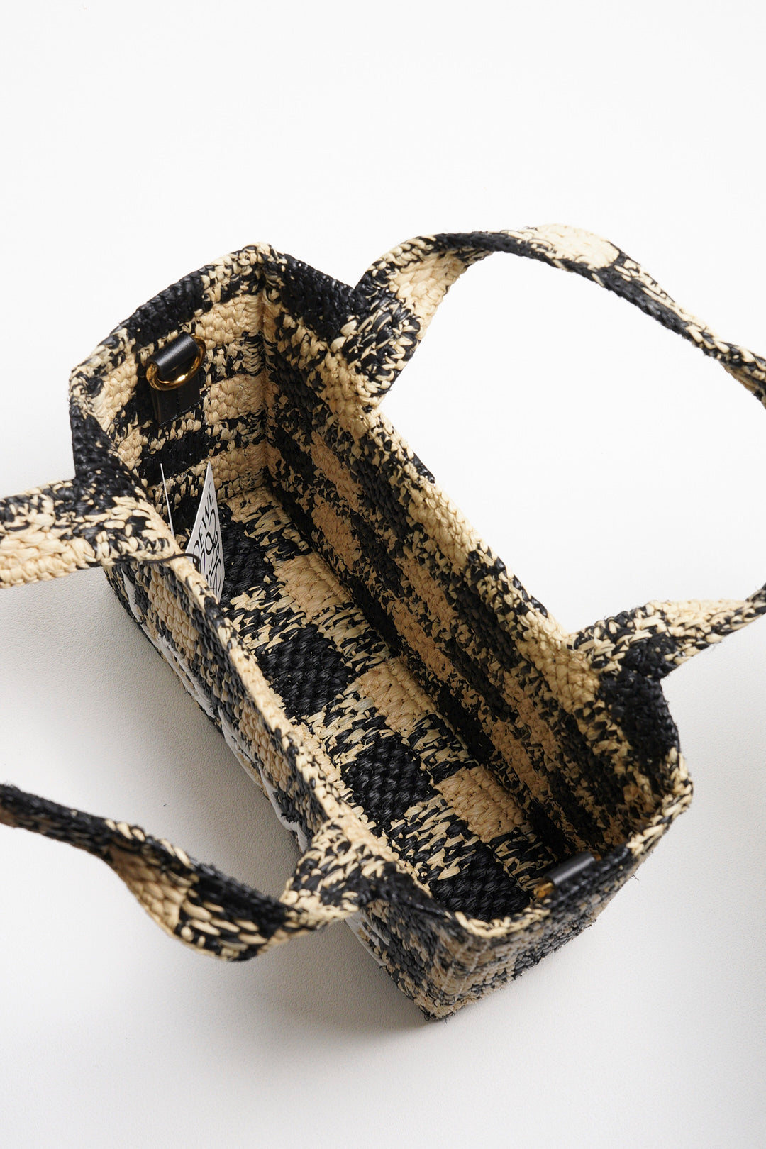 LOEWE 草編籃子 迷你托特包（附背帶）