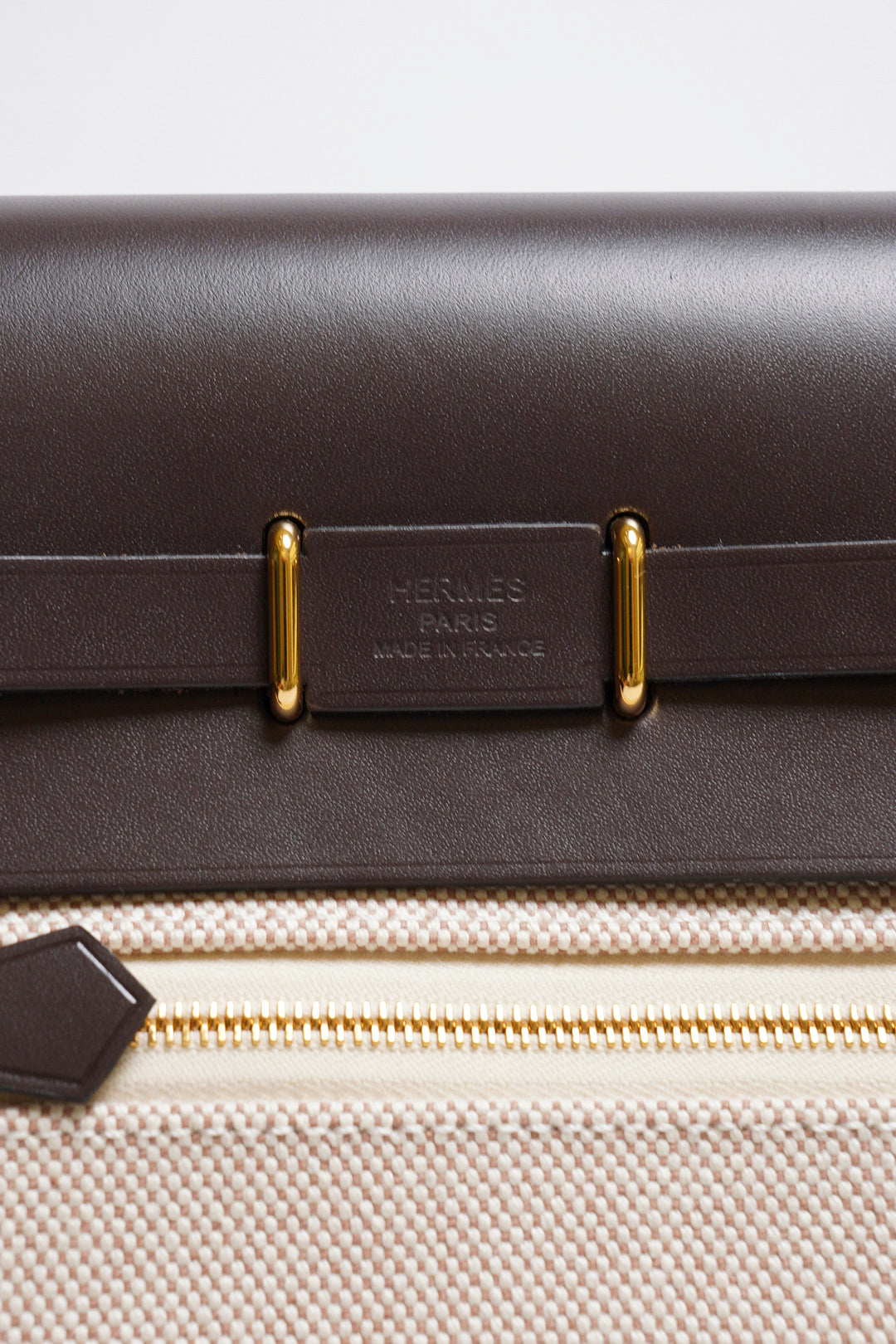 HERMES Herbag zip 20 - 烏木金 W