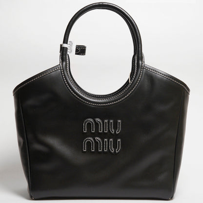 Miu Miu Ivy手提托特包 - 小號黑