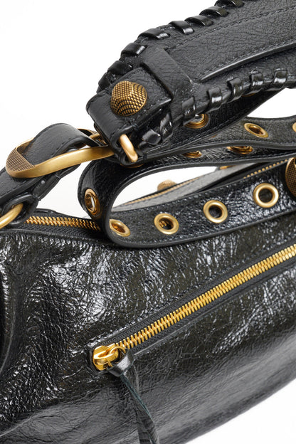 Balenciaga Le cagole半月機車包 - S黑金
