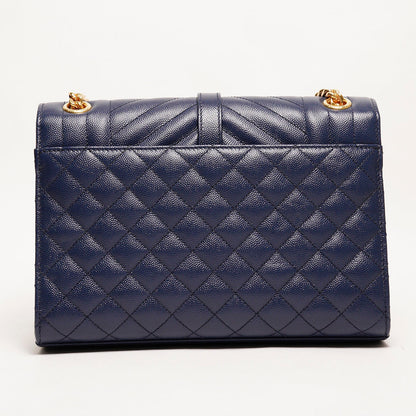 YSL LouLou Medium Flag Bag 海軍藍