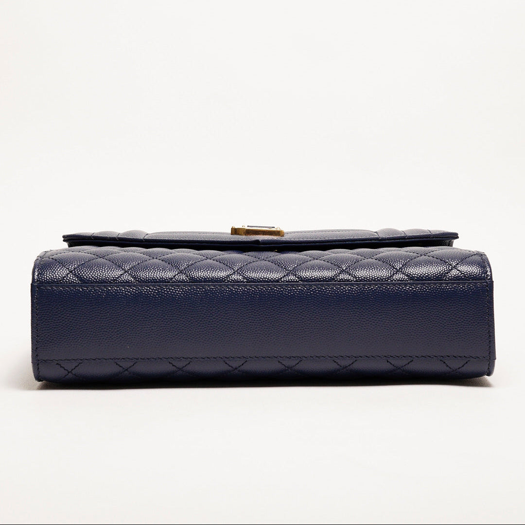 YSL LouLou Medium Flag Bag 海軍藍