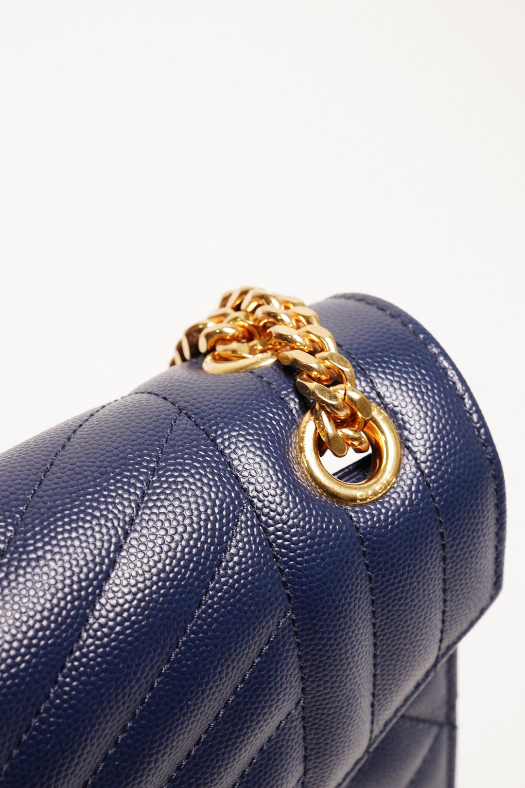 YSL LouLou Medium Flag Bag 海軍藍