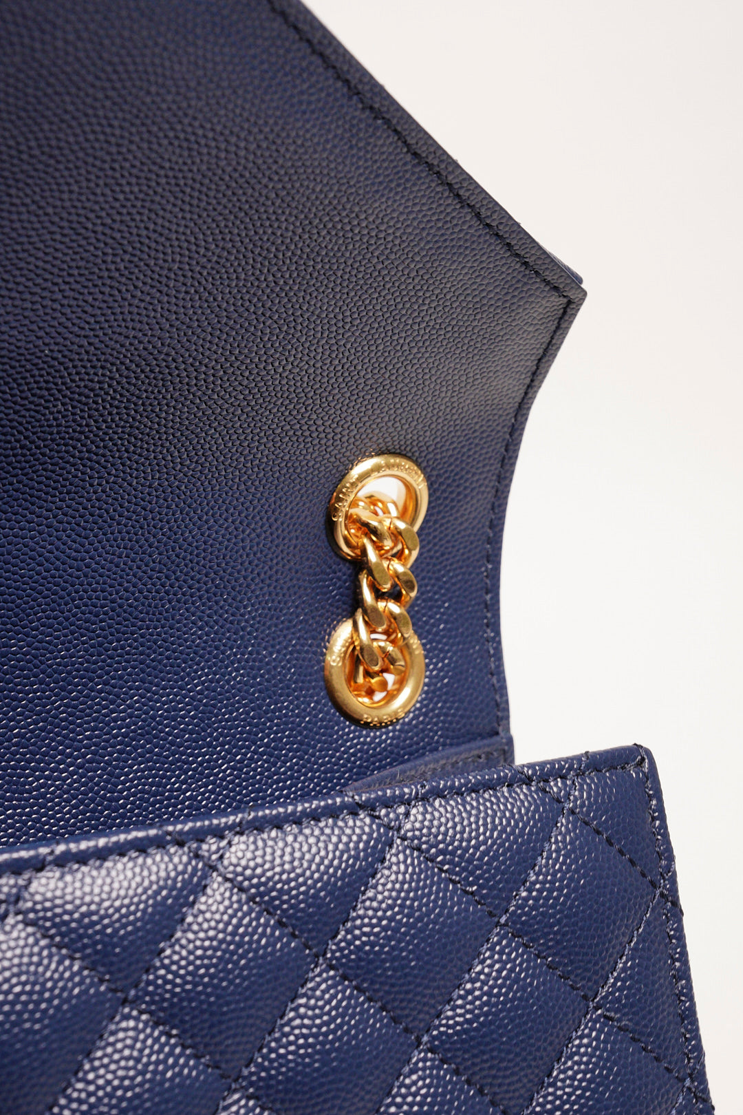 YSL LouLou Medium Flag Bag 海軍藍