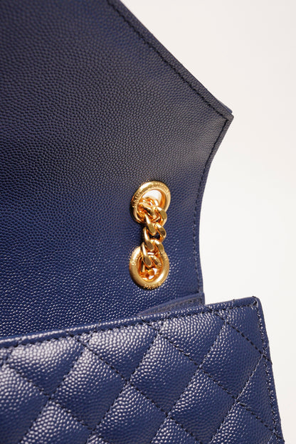 YSL LouLou Medium Flag Bag 海軍藍