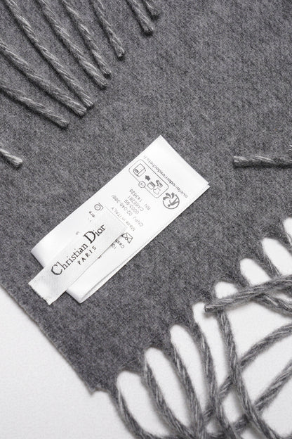 Dior 經典老花羊絨圍巾