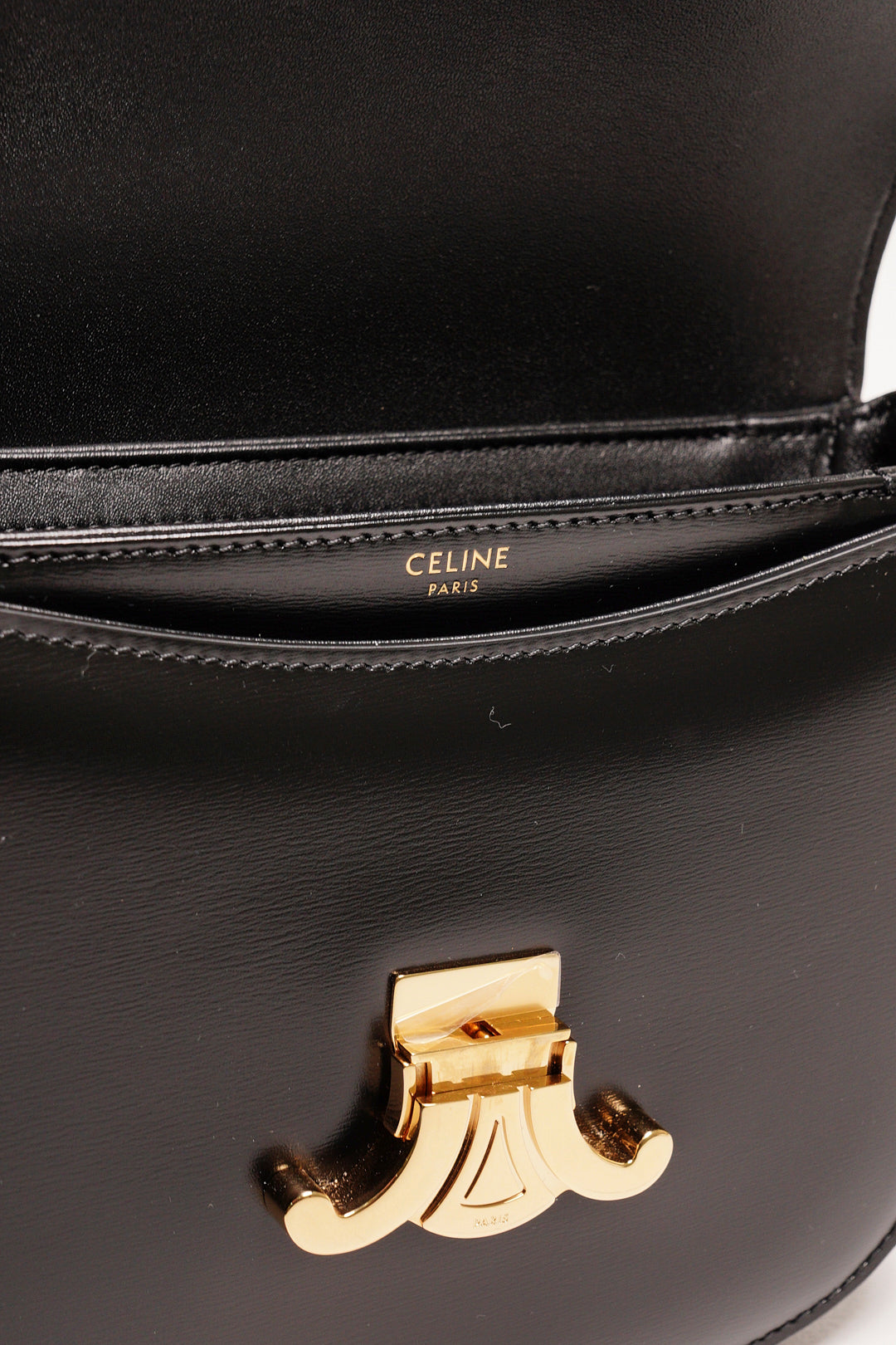 CELINE 牛皮 TEEN BESACE TRIOMPHE 凱旋門馬鞍包/斜背包