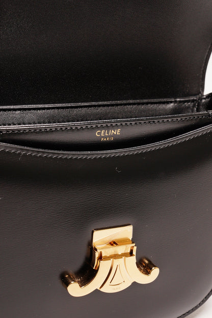 CELINE 牛皮 TEEN BESACE TRIOMPHE 凱旋門馬鞍包/斜背包