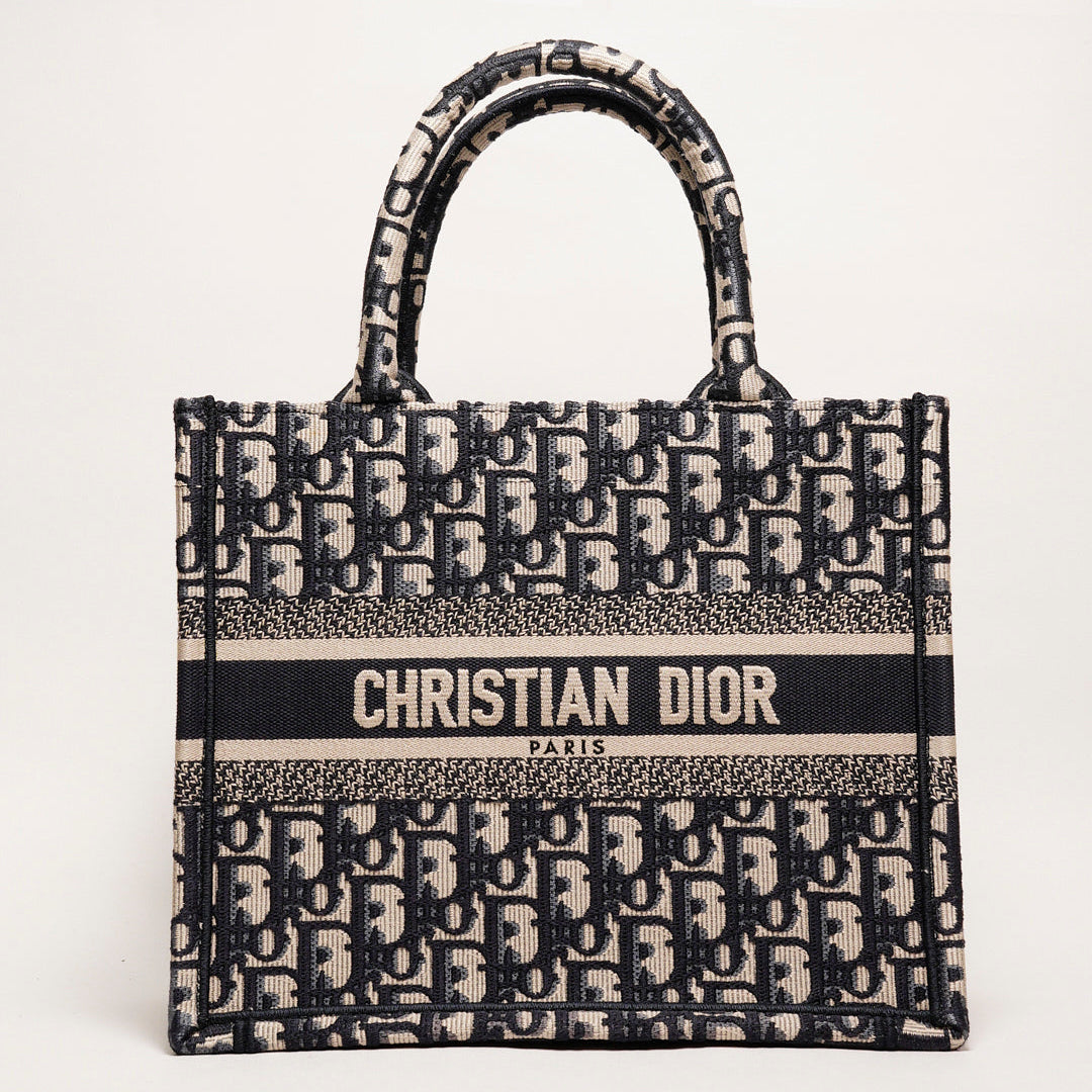 DIOR 經典老花小型刺繡托特包