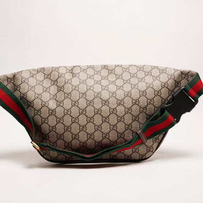 Gucci 塗層帆布刺繡設計腰包