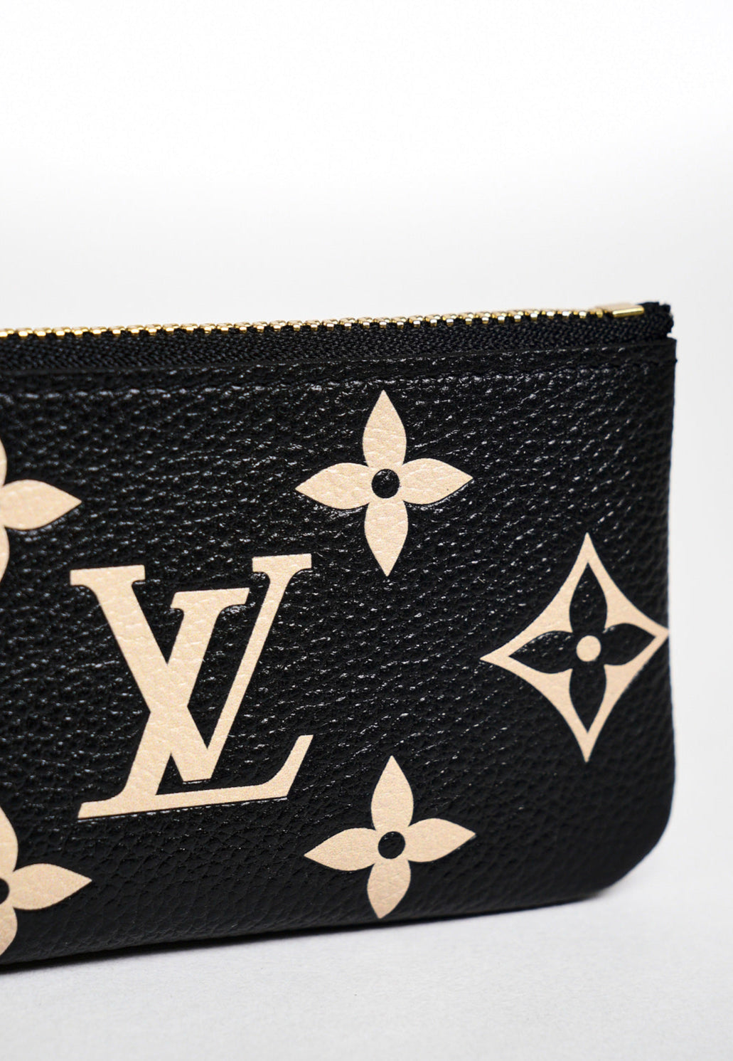 LOUIS VUITTON 黑白色鑰匙零錢包(全新)