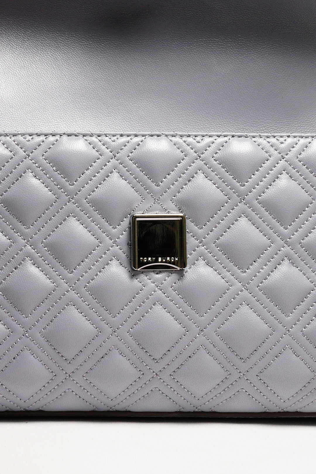 Tory Burch 鏈條流蘇斜背包  (霧霾灰藍）
