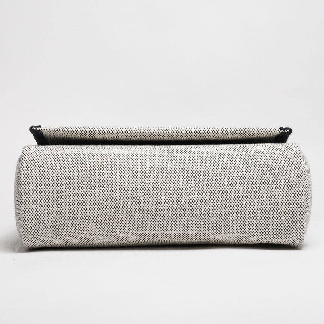 Hermes Mini herbag 斜背包 熊貓配色 銀扣（石板灰）K刻