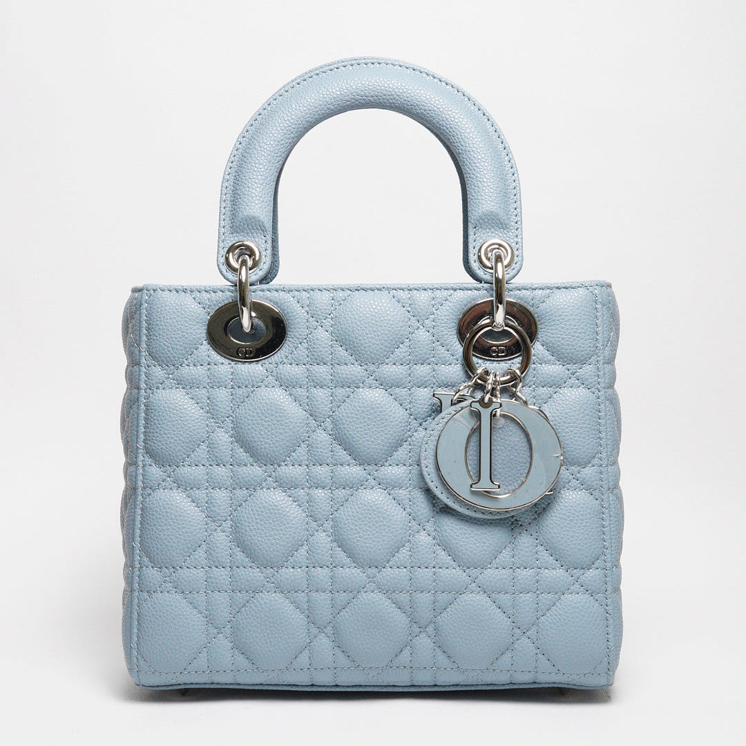 Lady Dior 黛紀包 小型包款 莫蘭迪藍