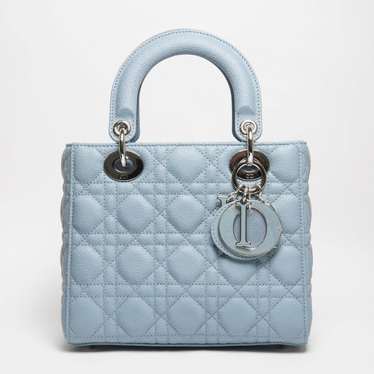 Lady Dior 黛紀包 小型包款 莫蘭迪藍