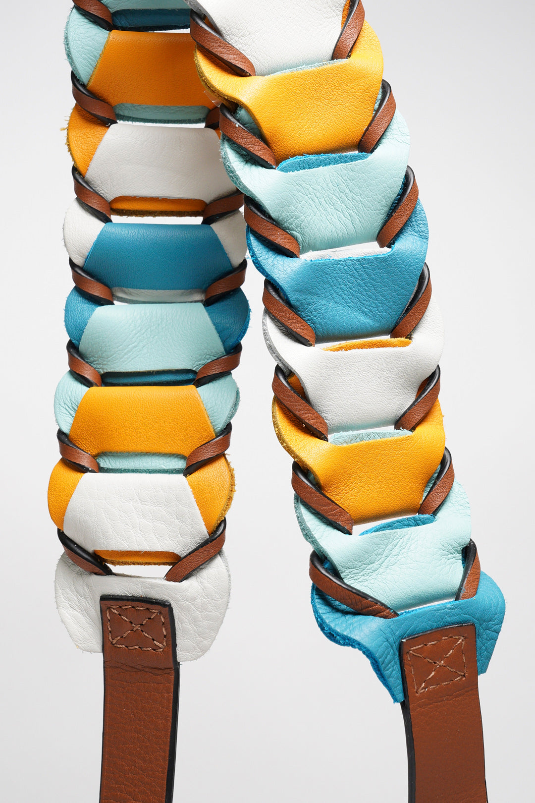 LOEWE包袋配件萬用肩帶（黃藍色）