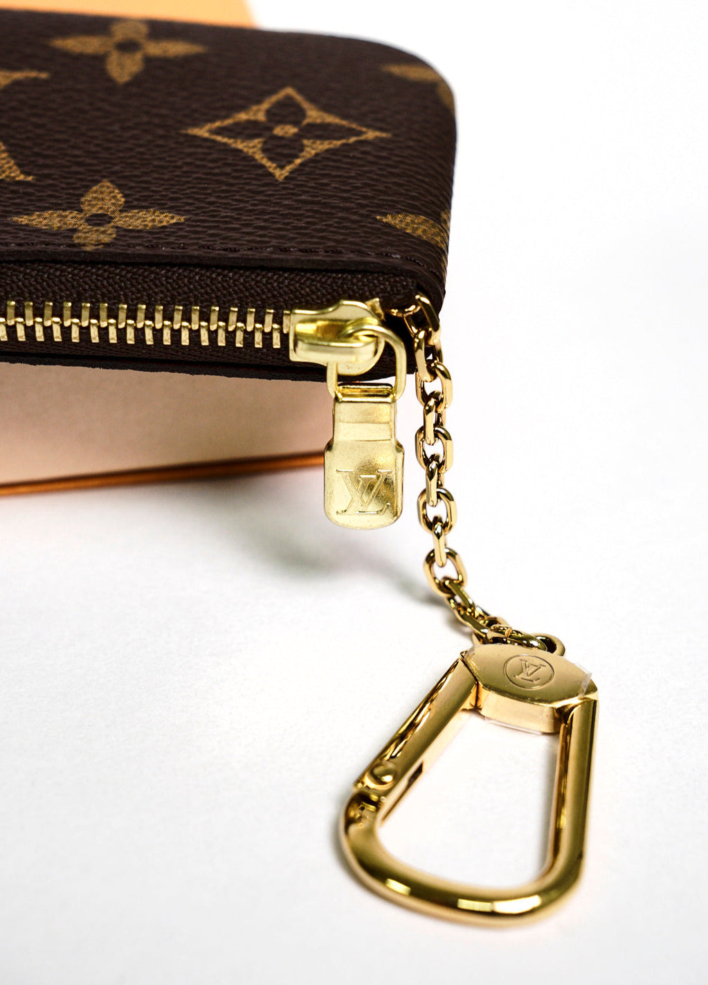 LOUIS VUITTON 老花鑰匙零錢包