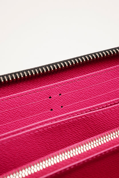 LOUIS VUITTON EPI水波紋長夾 ㄇ字型拉鏈長夾（黑色）