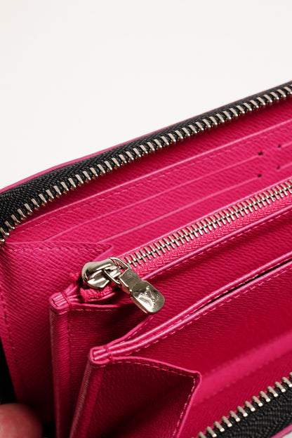 LOUIS VUITTON EPI水波紋長夾 ㄇ字型拉鏈長夾（黑色）