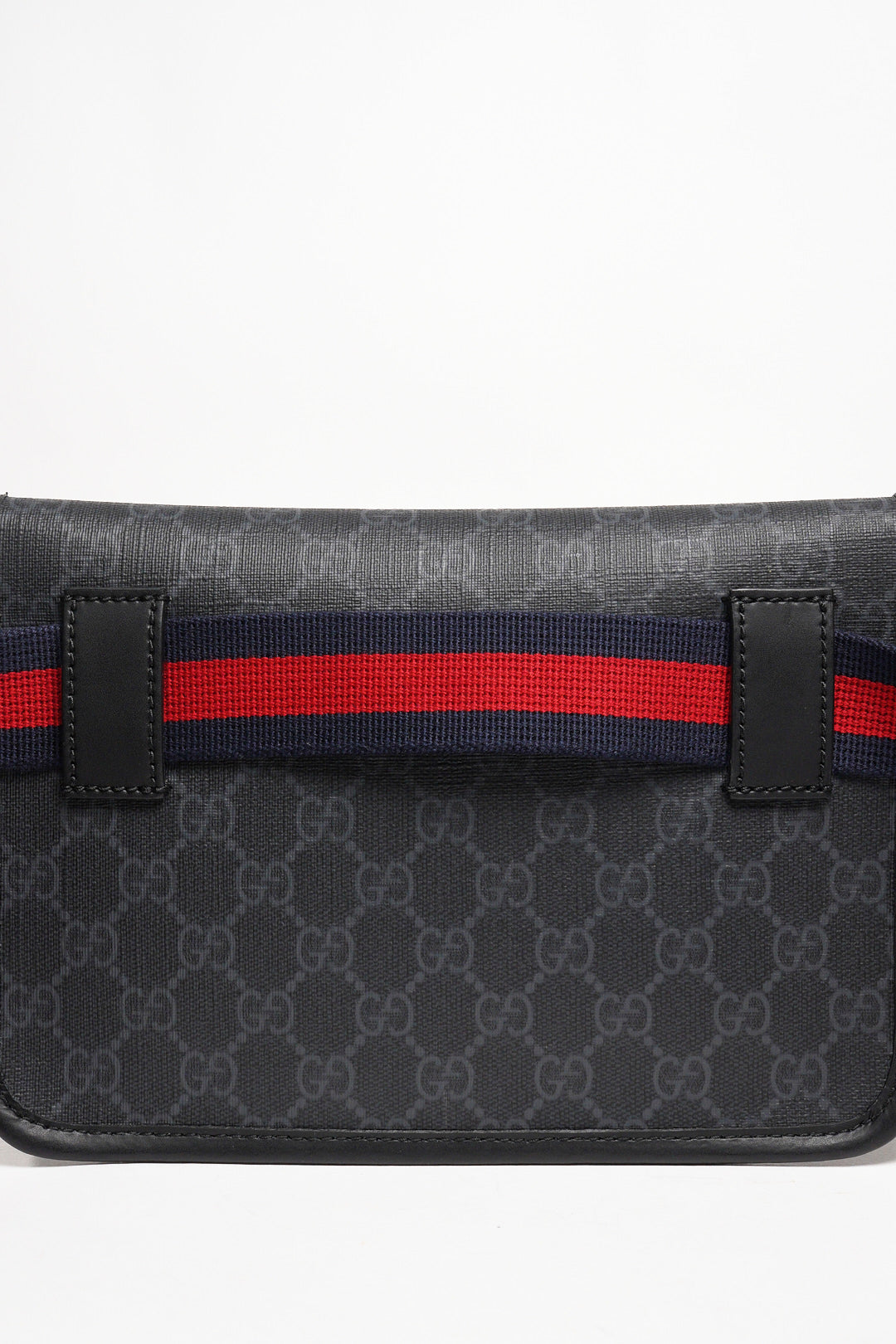 GUCCI 黑色老花腰包 (全新)