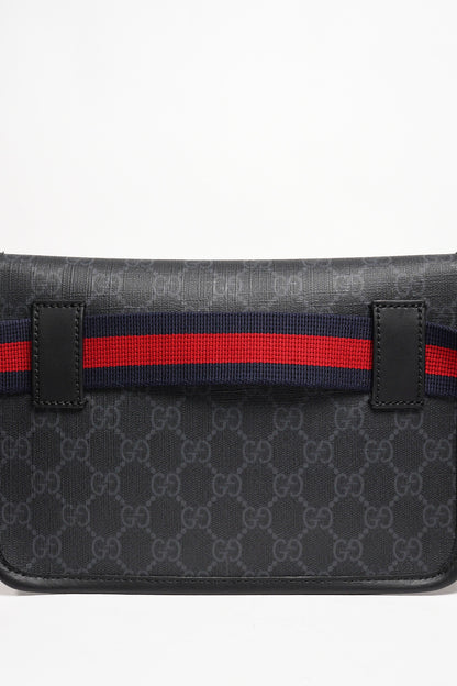 GUCCI 黑色老花腰包 (全新)