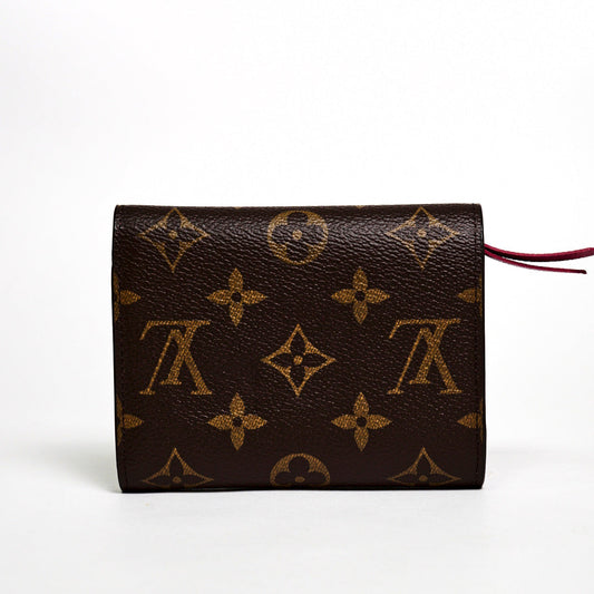 LOUIS VUITTON 經典色 Victorine 三折短夾(全新)