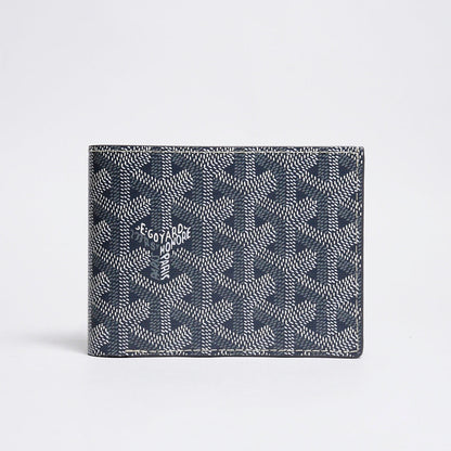 Goyard Victoire Wallet 帆布對折8卡短夾(藍)