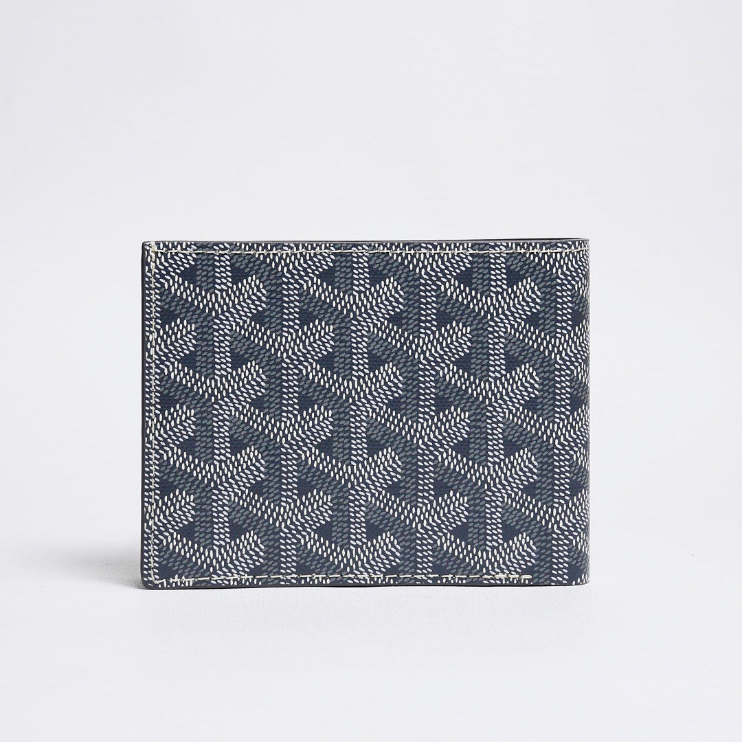 Goyard Victoire Wallet 帆布對折8卡短夾(藍)