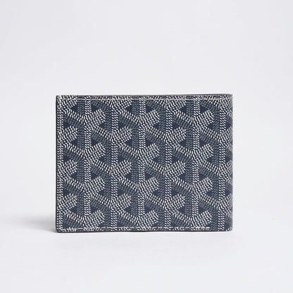 Goyard Victoire Wallet 帆布對折8卡短夾(藍)