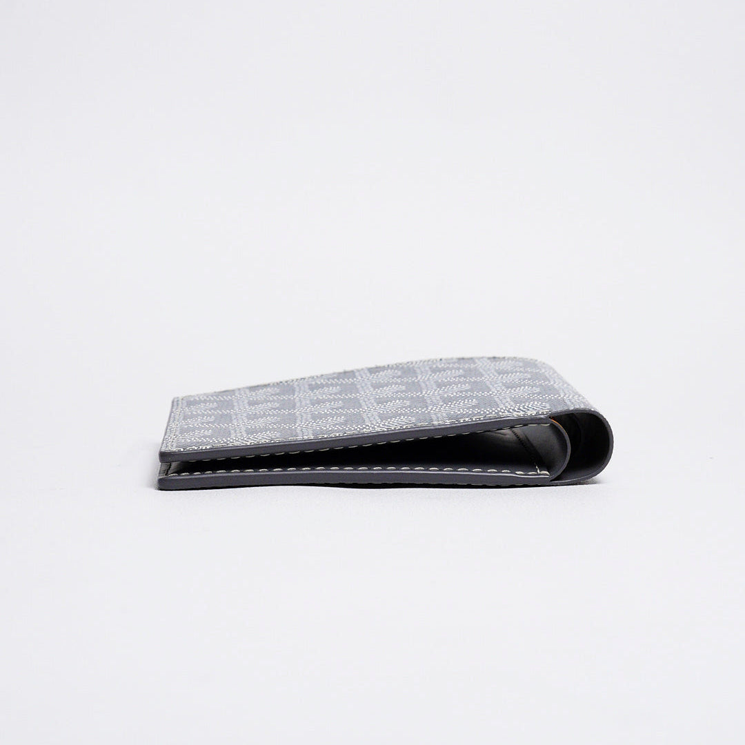 Goyard Victoire Wallet 帆布對折8卡短夾(藍)