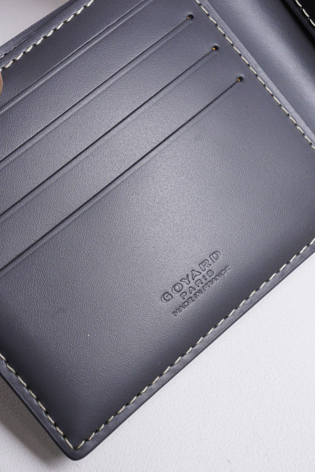 Goyard Victoire Wallet 帆布對折8卡短夾(藍)