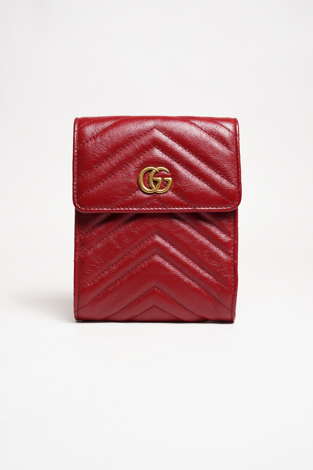 Gucci Marmont 紅色 三件套腰包
