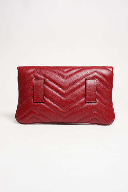 Gucci Marmont 紅色 三件套腰包