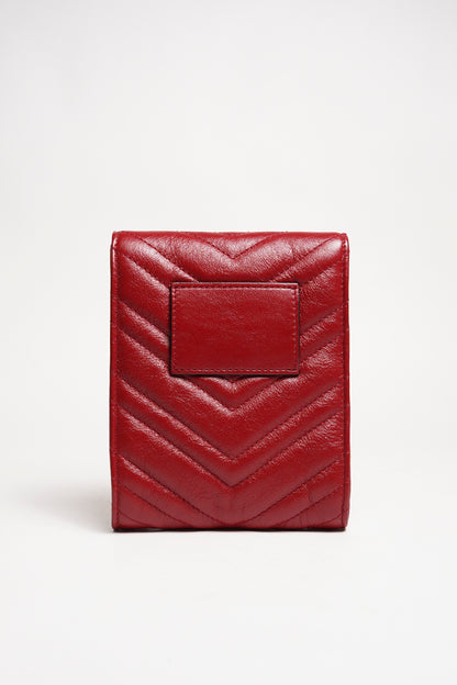 Gucci Marmont 紅色 三件套腰包