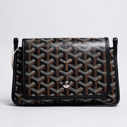 GOYARD PLUMET 經典LOGO翻蓋扁斜背包