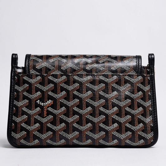 GOYARD PLUMET 經典LOGO翻蓋扁斜背包