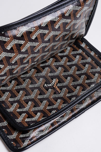 GOYARD PLUMET 經典LOGO翻蓋扁斜背包