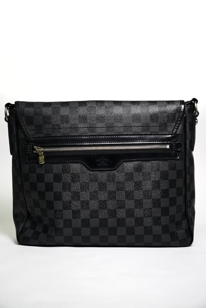 LOUIS VUITTON&nbsp; Damier Graphite Daniel MM 斜挎包