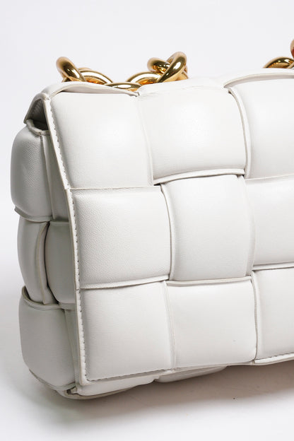 BOTTEGA VENETA 大金屬鍊條 Chain Cassette斜揹包