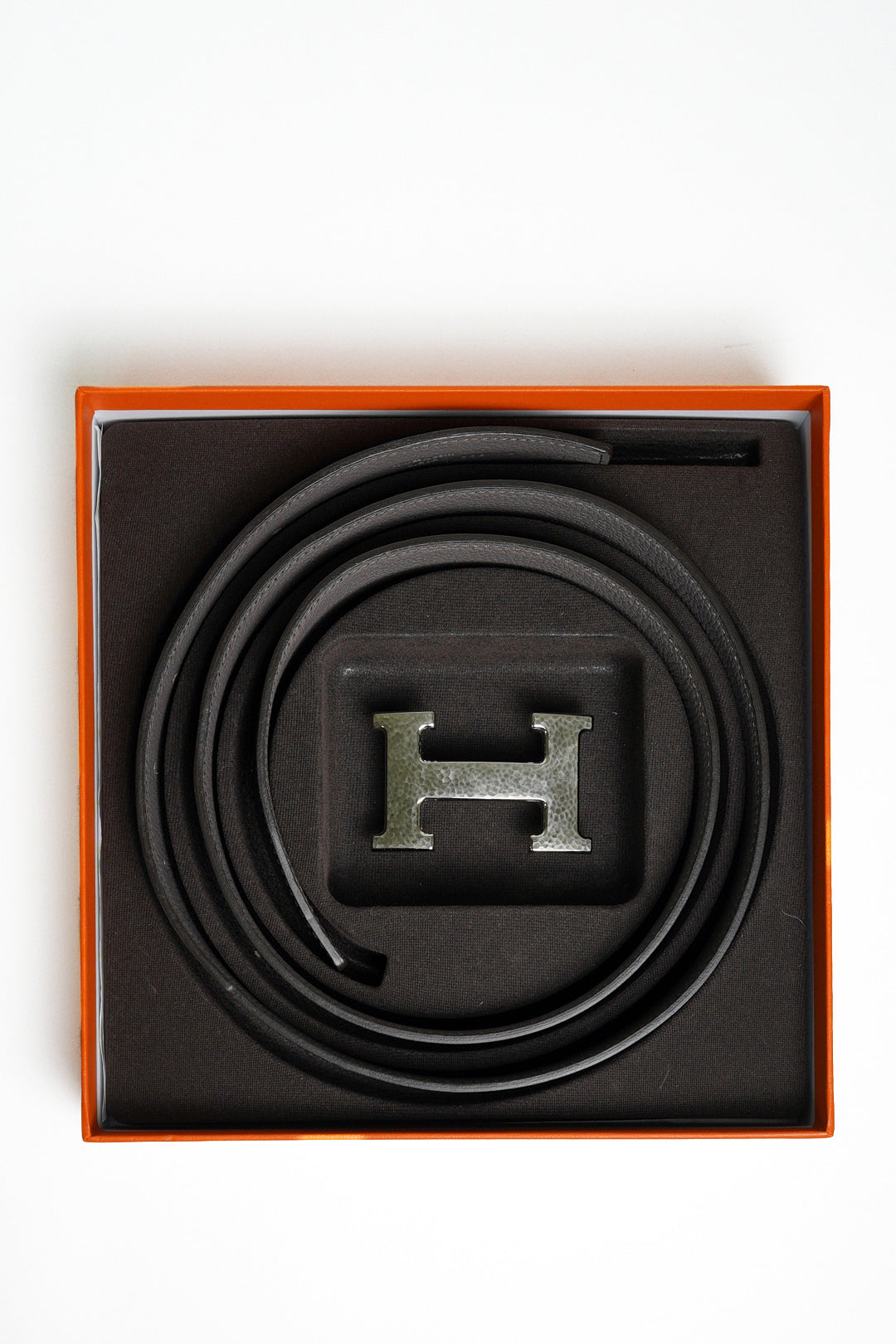 HERMES  H Striee皮帶釦 & 雙面皮腰帶32 mm