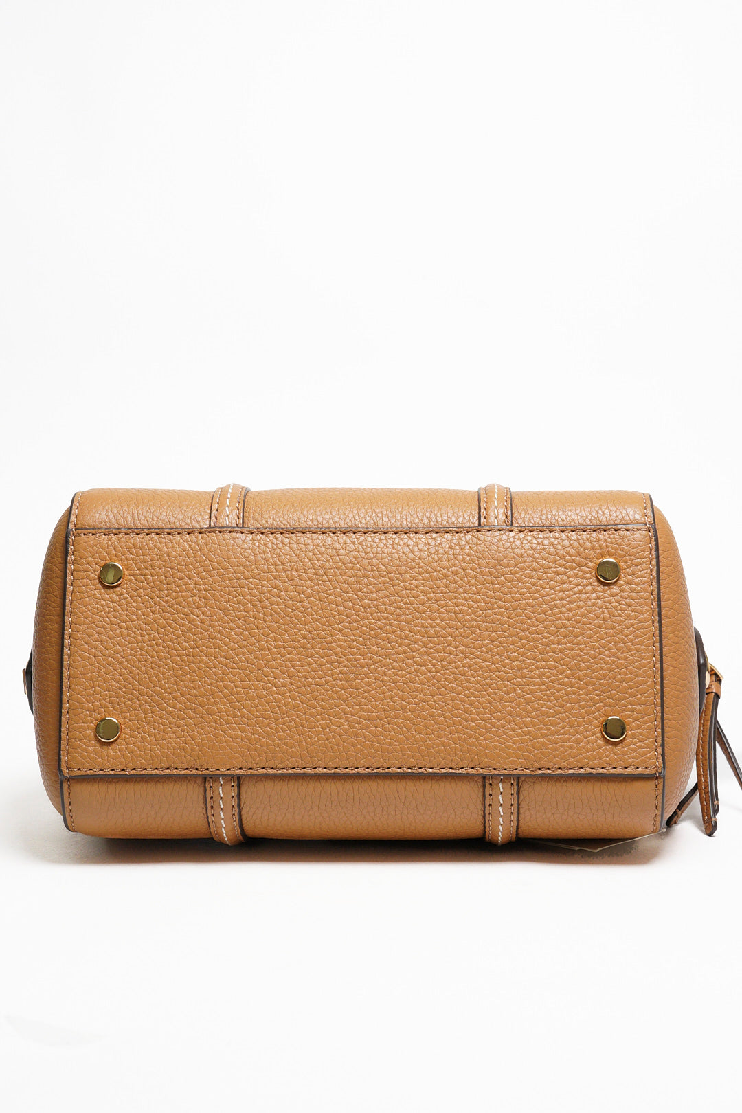 TORY BURCH THEA 荔枝紋手提/斜背二用波士頓包 棕色