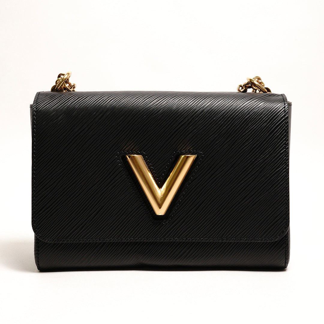 LV Twist MM 鏈條斜背包(黑） m21113