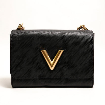 LV Twist MM 鏈條斜背包(黑） m21113