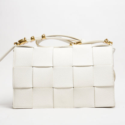 BOTTEGA VENETA 編織肩背包/斜背包 （白色）