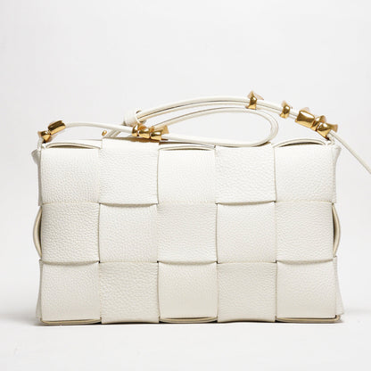 BOTTEGA VENETA 編織肩背包/斜背包 （白色）